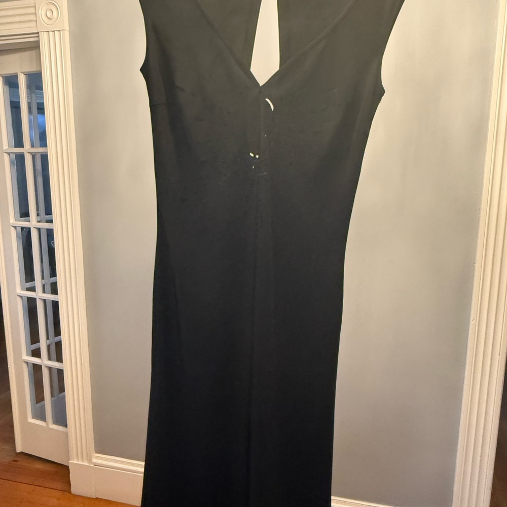 Genny Way Chic Black Backless Dress